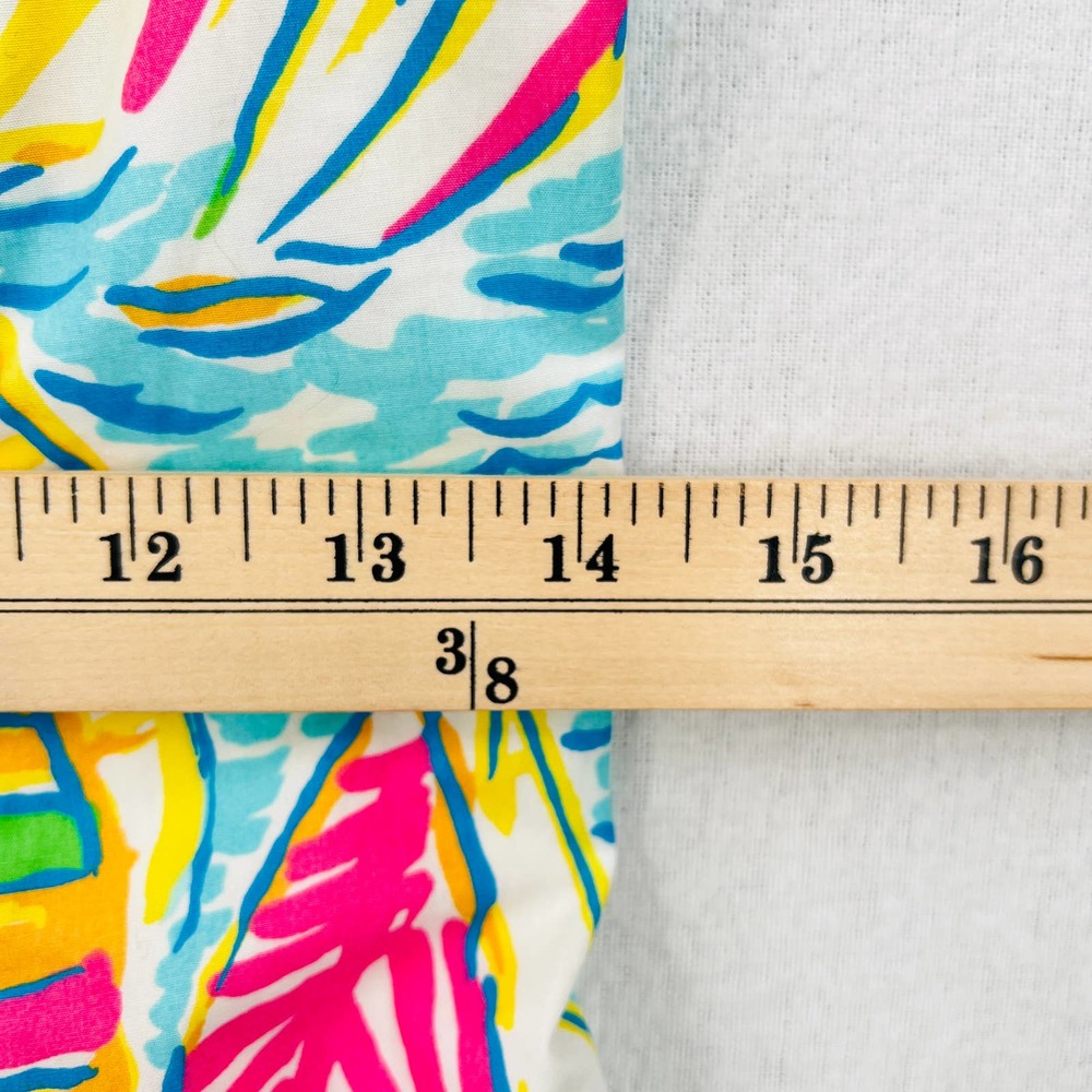 LILLY PULITZER Janice Shift Dress Womens 4 Blue Pink You Gotta Regatta Sailboat - Picture 12 of 14